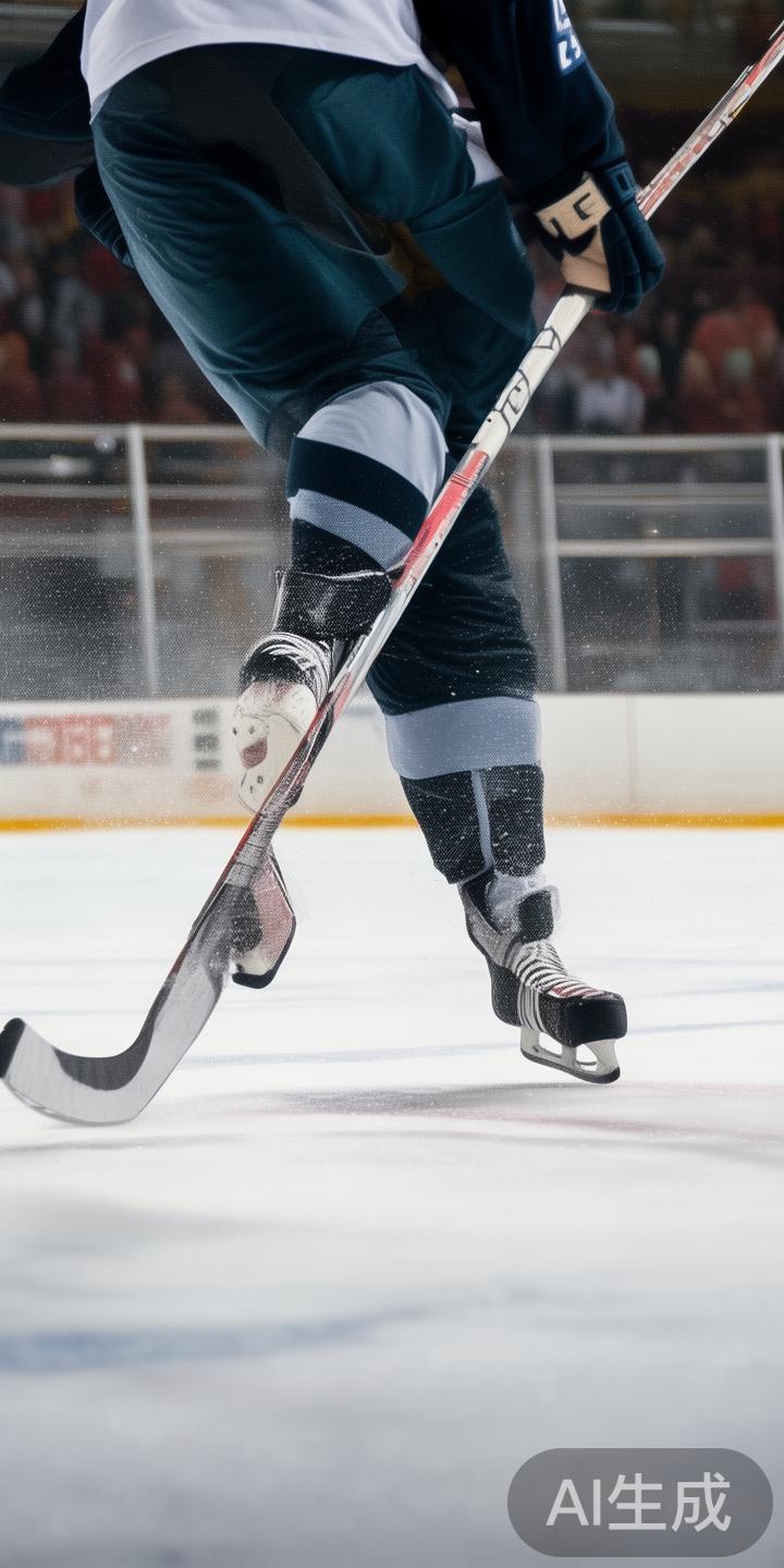 在冰球比赛中，稳定而高效的突破技巧是许多运动员追求